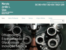 Tablet Screenshot of marcelojordao.med.br